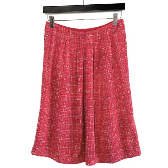 Chanel 06P Look 15 Red Tweed Skirt - Picture 4 of 6